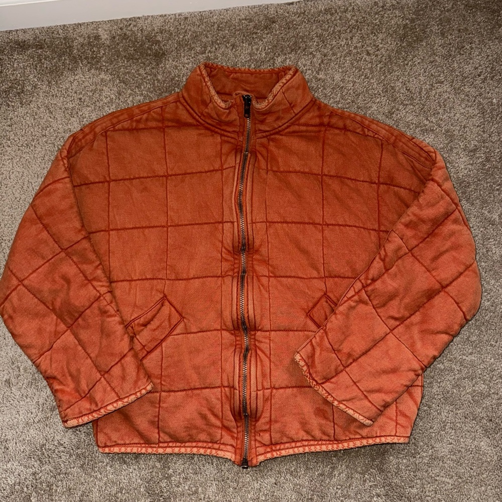 Free People Dolman Quilted Knot Jacket
